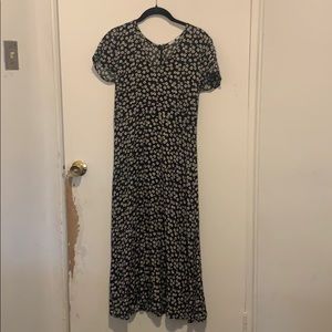 Cute floral midi dress